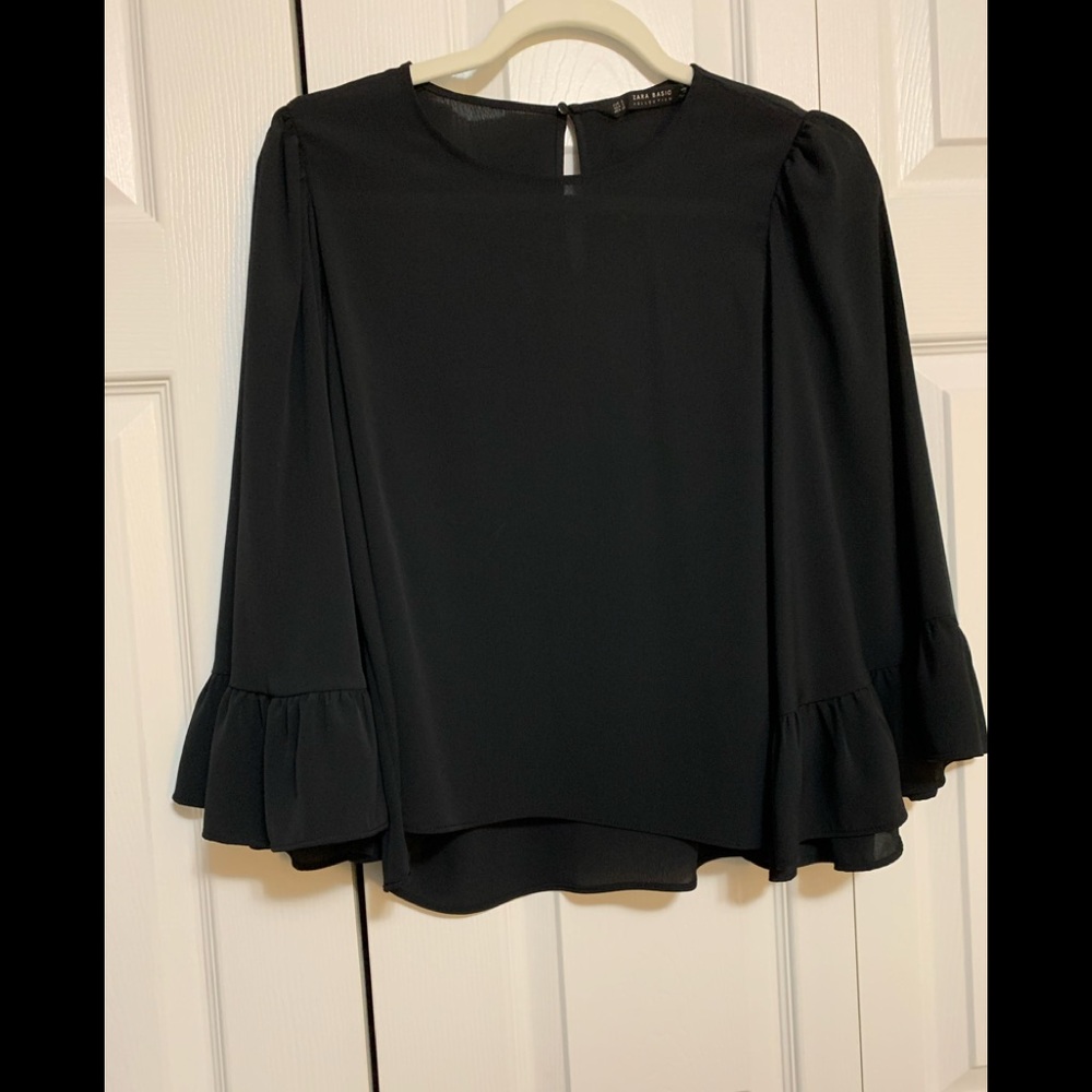 Zara black blouse size S